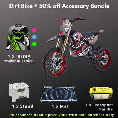 Electric Dirt Bike Bundle - Bike + 50% Off Accessories