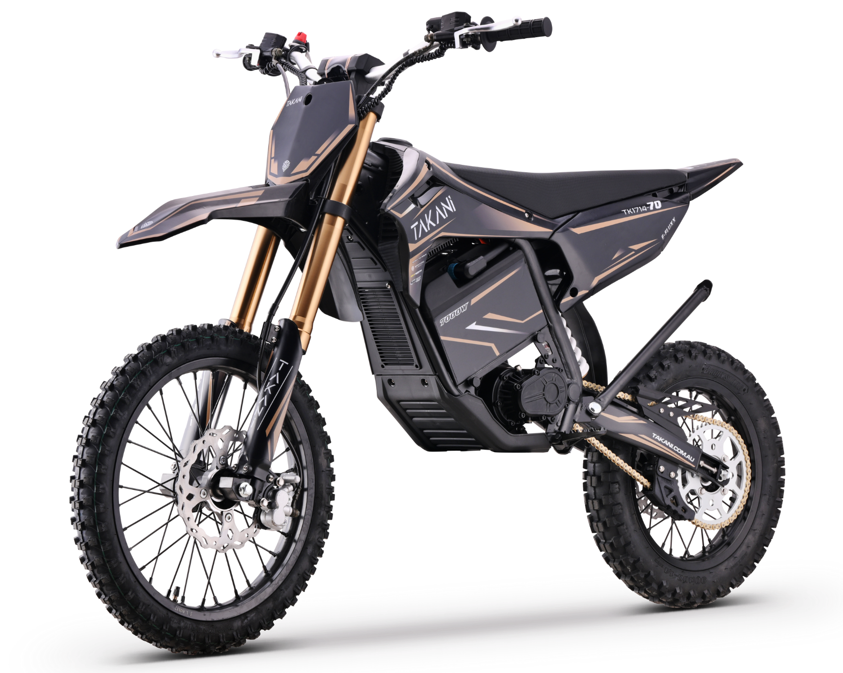 Photo inspiration: Visual Reference: 72V Electric Dirt Bike Tk1714 70 Seat Height 820Mm