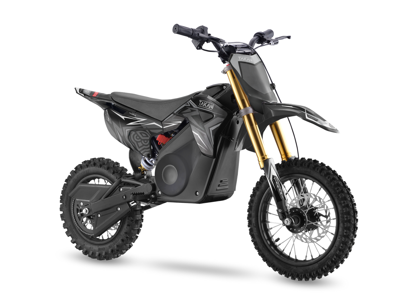 TAKANI electric motorbike for kids, this MIDI dirt bike is the perfect beginner motorbike for those looking to get into motocross or just have fun in the backyard.