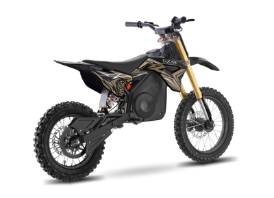 TAKANI 1300W electric dirt bikes for kids, this MIDI motocross bike is the perfect beginner bike for those looking to get into motocross and dirt biking.