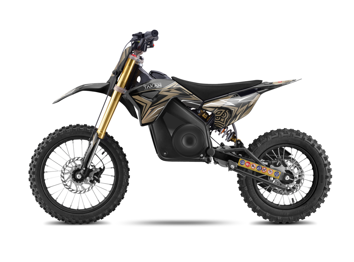 TAKANI 1300W electric motocross bike for kids, this MIDI electric dirt bike is the perfect beginner bike for motocross beginners.