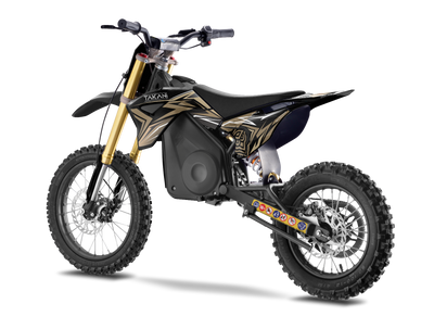 TAKANI electric dirt bikes for kids, this MIDI motocross bike is the perfect beginner bike for those looking to get into motocross or just have fun in the backyard.