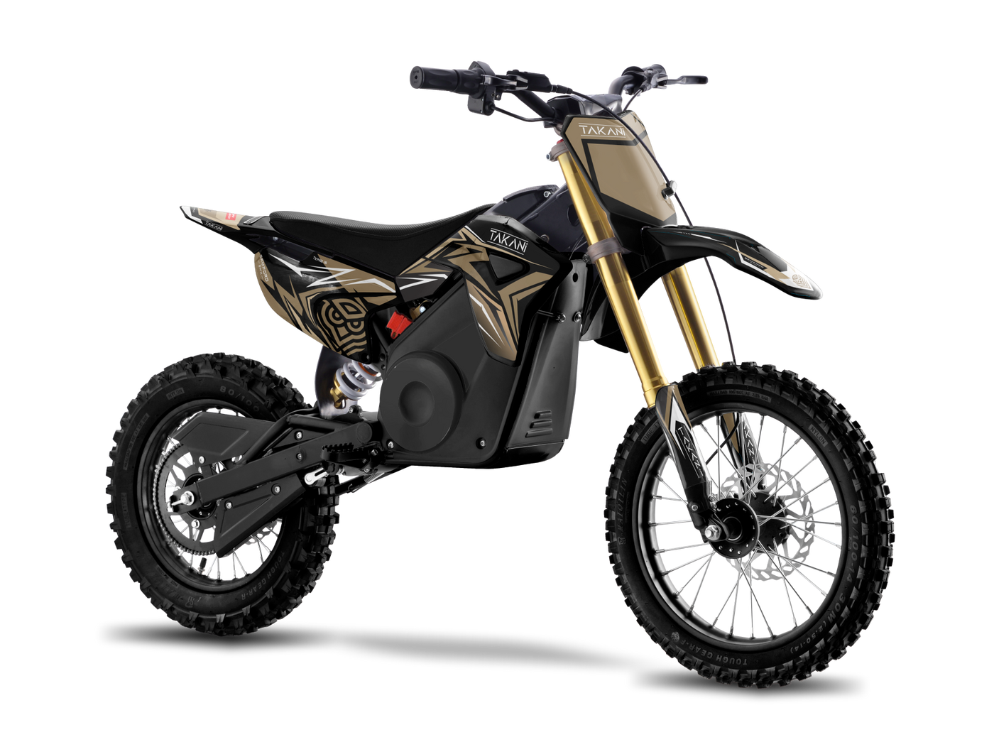 TAKANI 1300W electric motocross bike for kids, this MIDI electric dirt bike is the perfect beginner bike for motocross beginners.