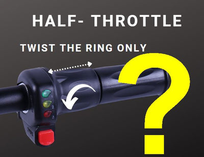 Throttle Desings explained - what to choose for your electric balance bike