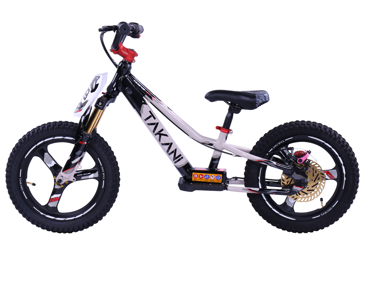 350W TAKANI Electric Balance Bike 16'' - TK1648-RS - crisp white