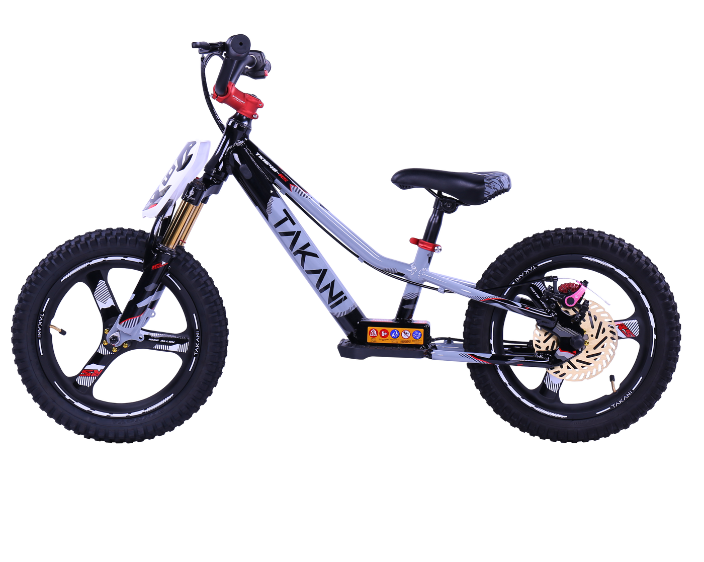 350W TAKANI Electric Balance Bike 16'' - TK1648-RS - crisp white