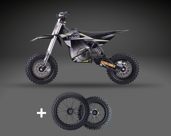 Dirt Bike Bundle-  TK1010-20 (seat height 620mm) + Bigger Wheel Set