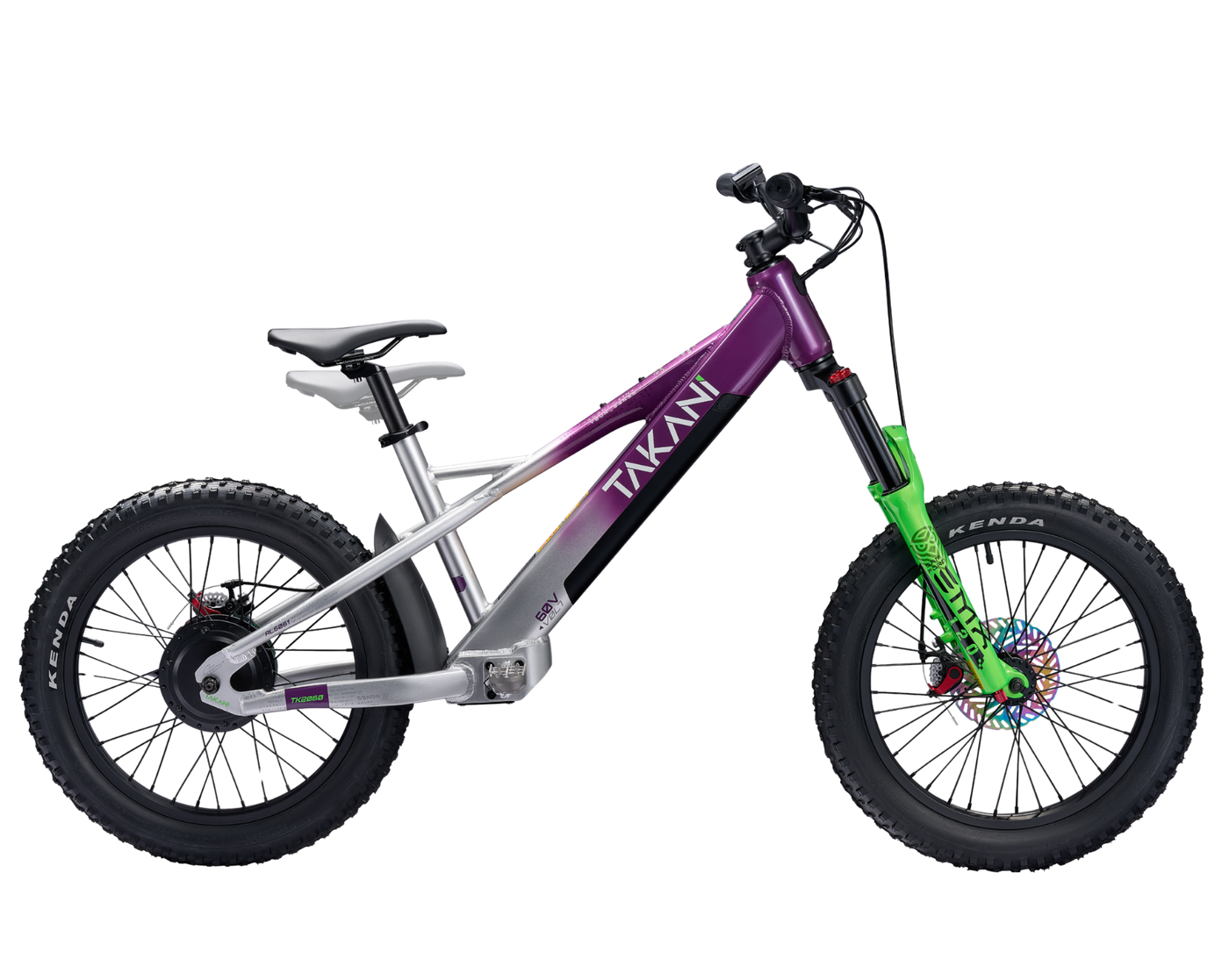 TAKANI Electric Balance Bike 20'' - TK2060 Plum Silver