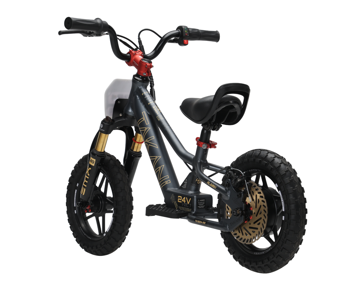 Takani Electric Balance Bike 12'' - TK1224-RS Matt Charcol