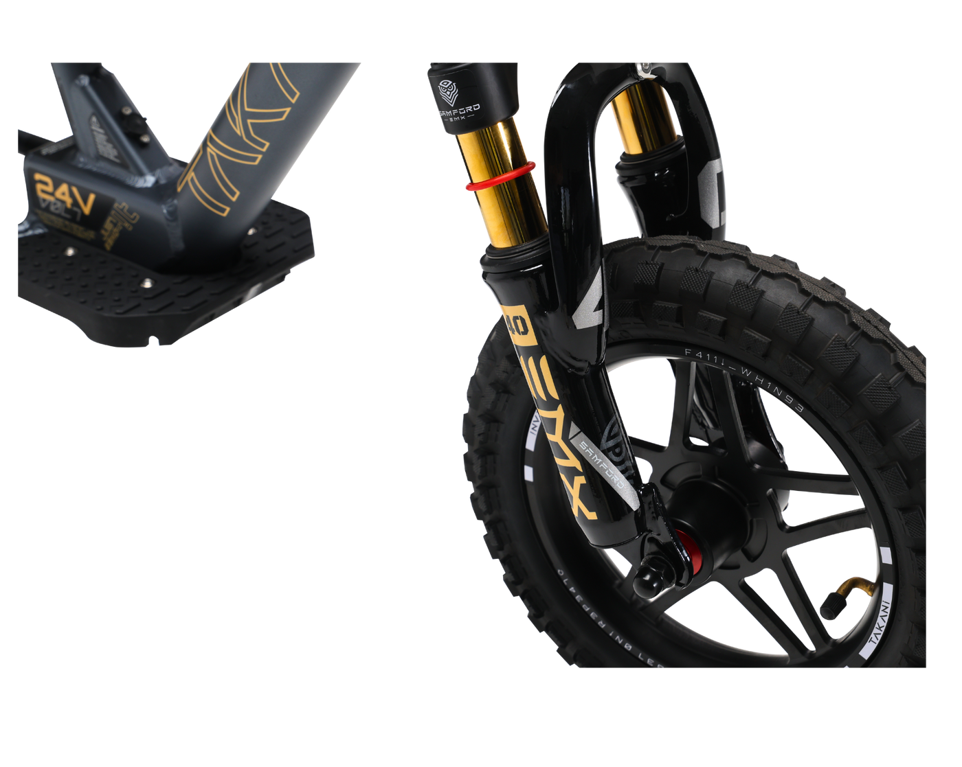 Takani Electric Balance Bike 12'' - TK1224-RS Matt Charcol