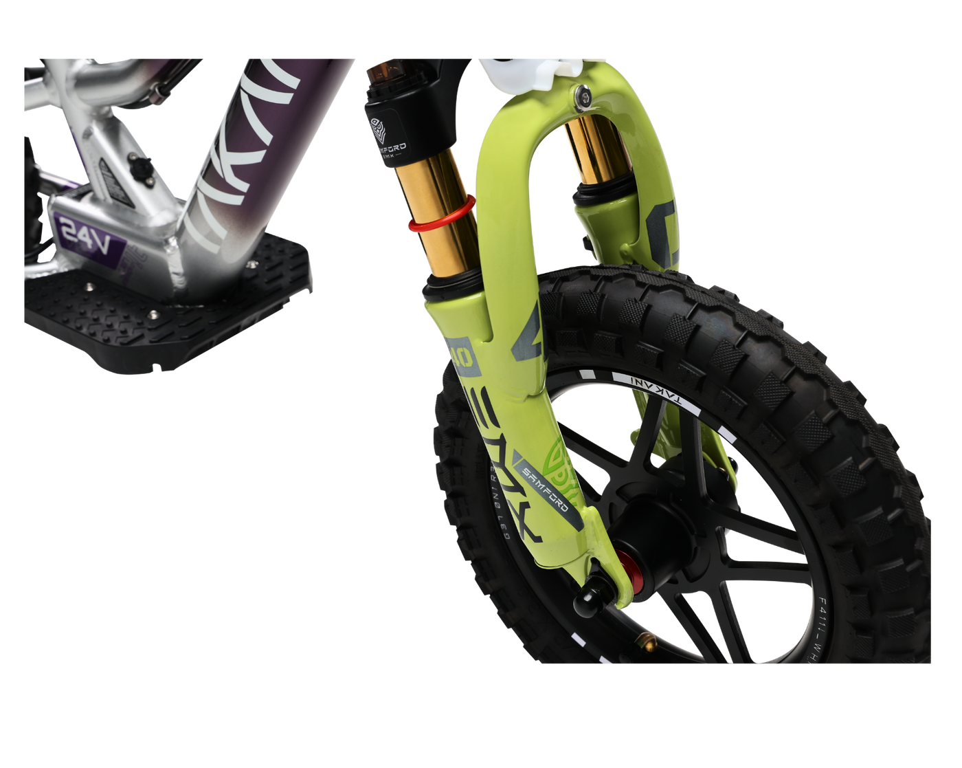 Takani Electric Balance Bike 12'' - TK1224-RS Plum Silver