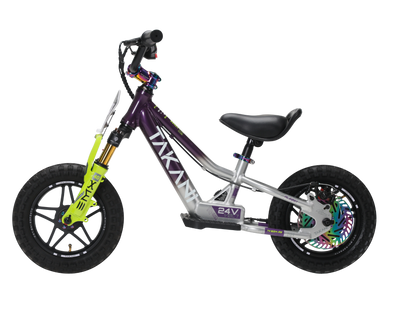 Takani Electric Balance Bike 12'' - TK1224-RS Plum Silver