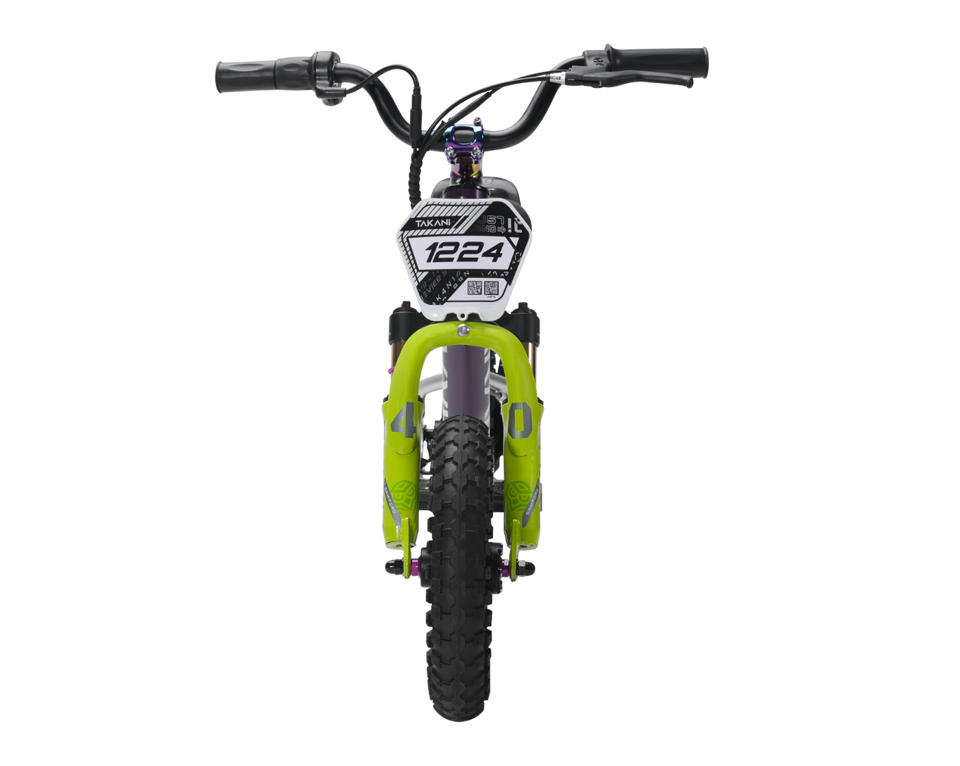 Takani Electric Balance Bike 12'' - TK1224-RS Plum Silver