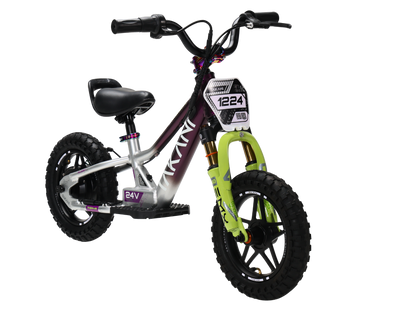 Takani Electric Balance Bike 12'' - TK1224-RS Plum Silver