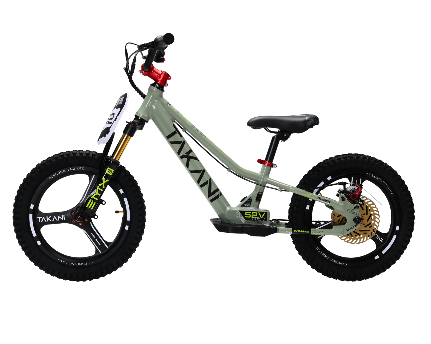 350W TAKANI  Electric Balance Bike 16'' - TK1652-RS Flat Grey