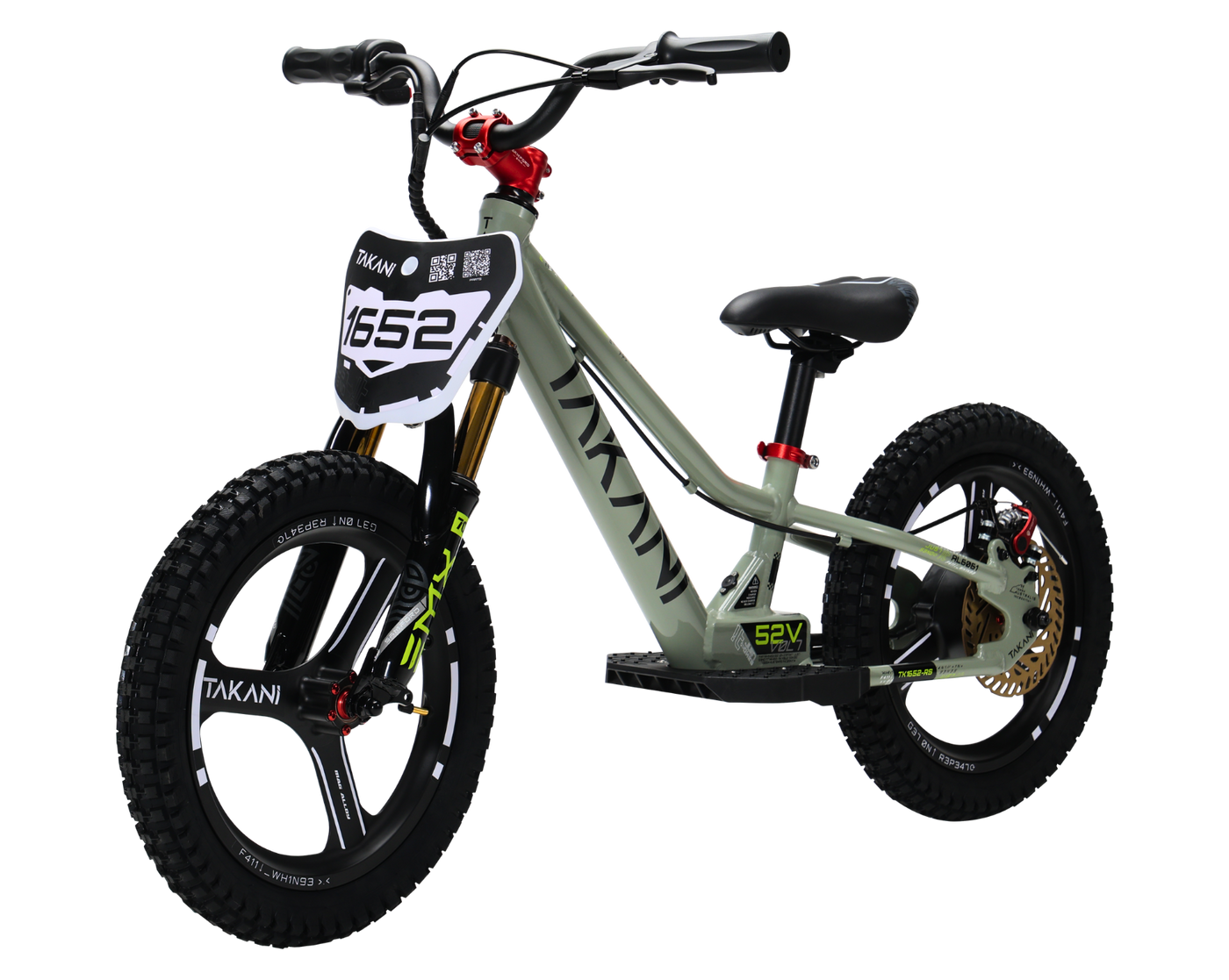 350W TAKANI  Electric Balance Bike 16'' - TK1652-RS Flat Grey