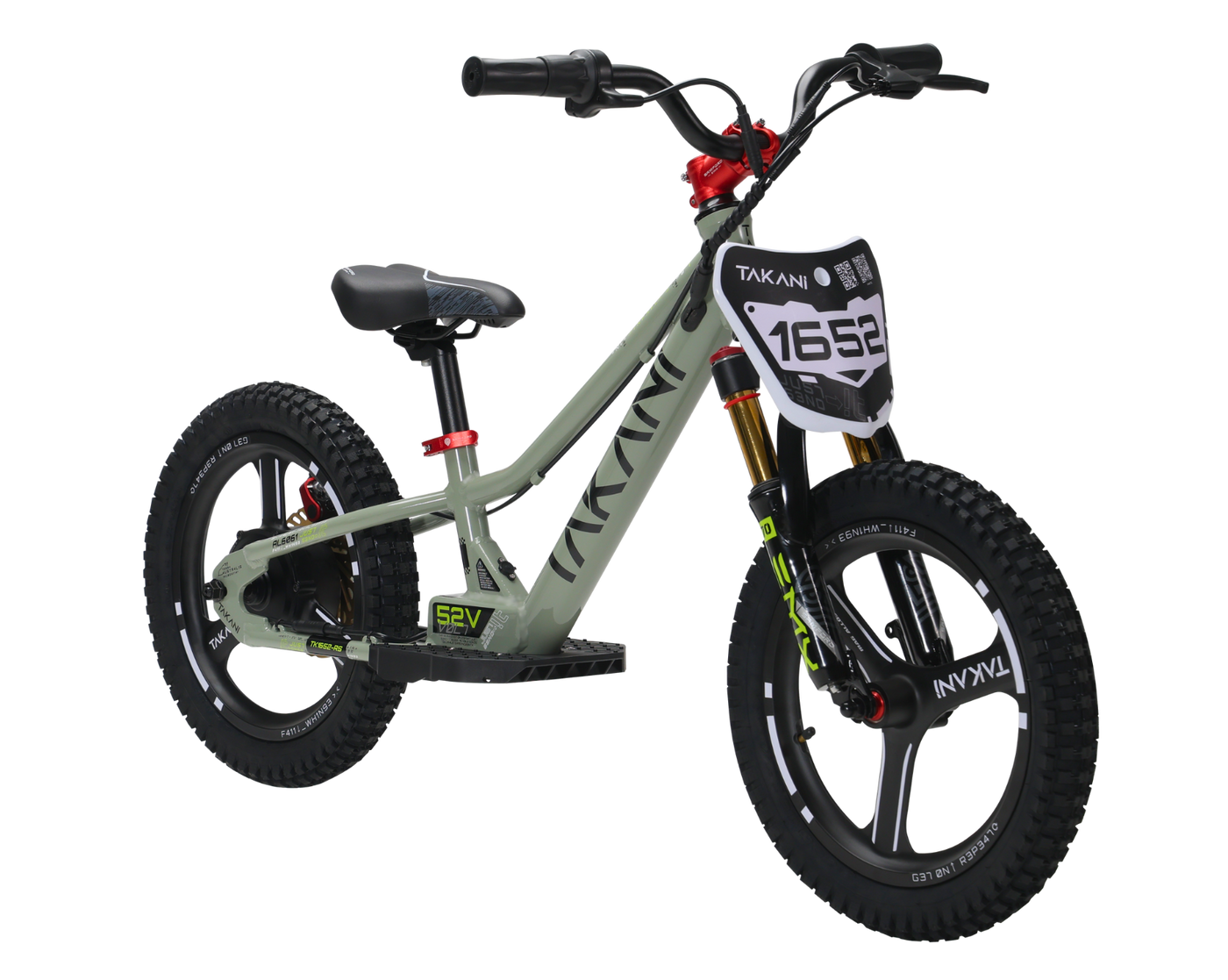 350W TAKANI  Electric Balance Bike 16'' - TK1652-RS Flat Grey