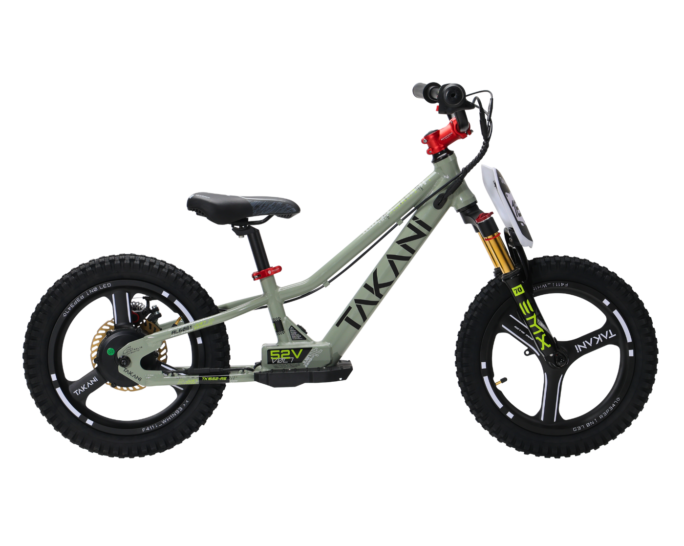 350W TAKANI  Electric Balance Bike 16'' - TK1652-RS Flat Grey