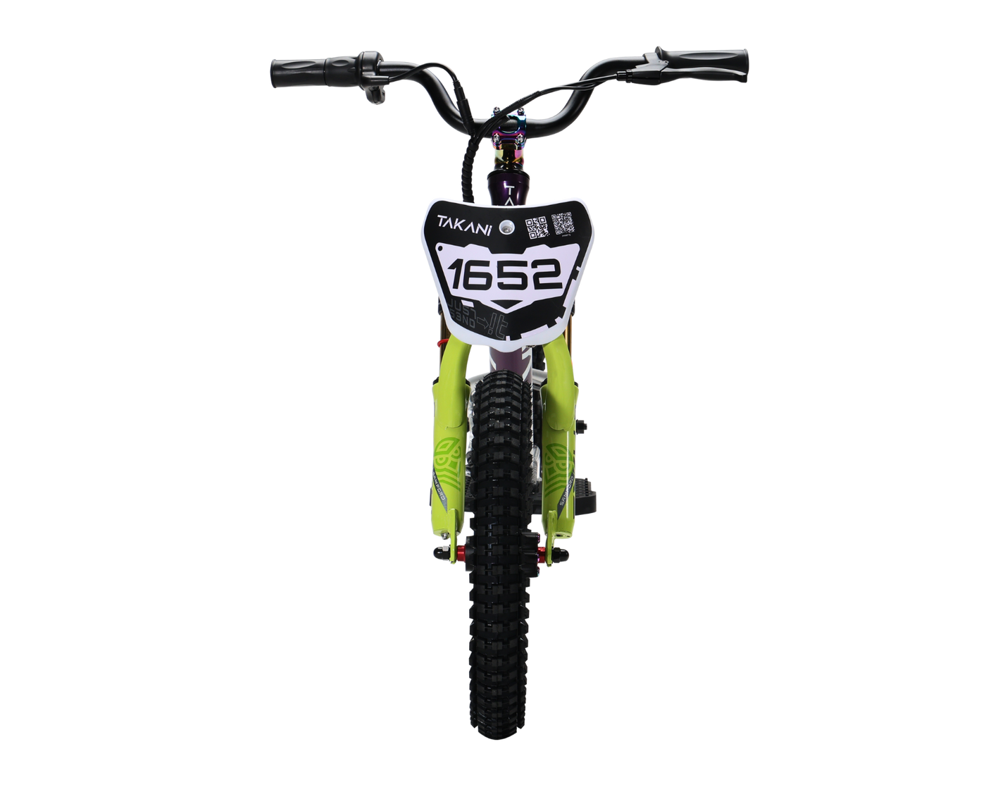 350W TAKANI  Electric Balance Bike 16'' - TK1652-RS Plum Silver