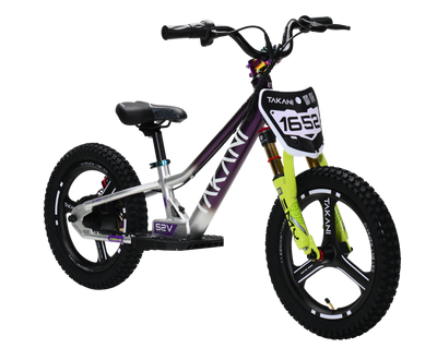 350W TAKANI  Electric Balance Bike 16'' - TK1652-RS Plum Silver