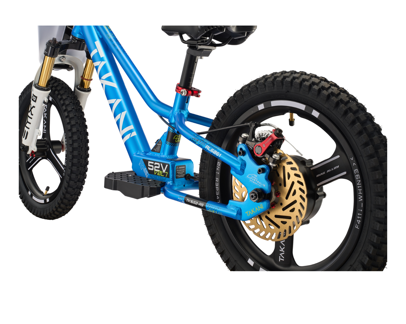 350W TAKANI  Electric Balance Bike 16'' - TK1652-RS Matte Blue