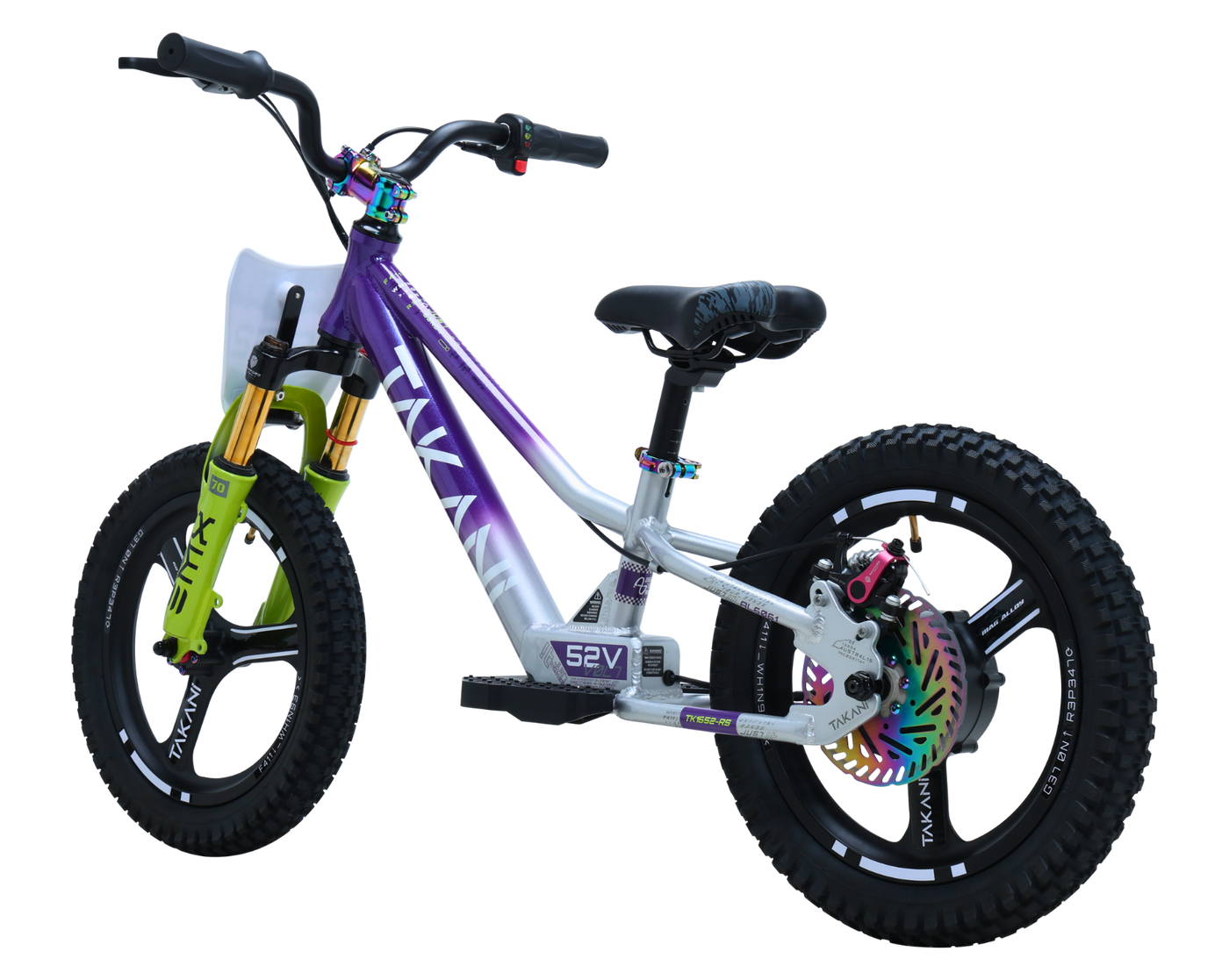 TAKANI electric balance bike 16'' 52V 350W kids 5yrs-10yrs purple