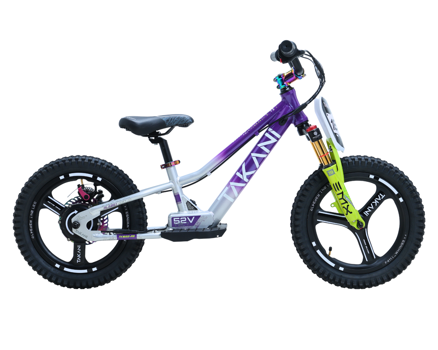 TAKANI electric balance bike 16'' 52V 350W kids 5yrs-10yrs purple