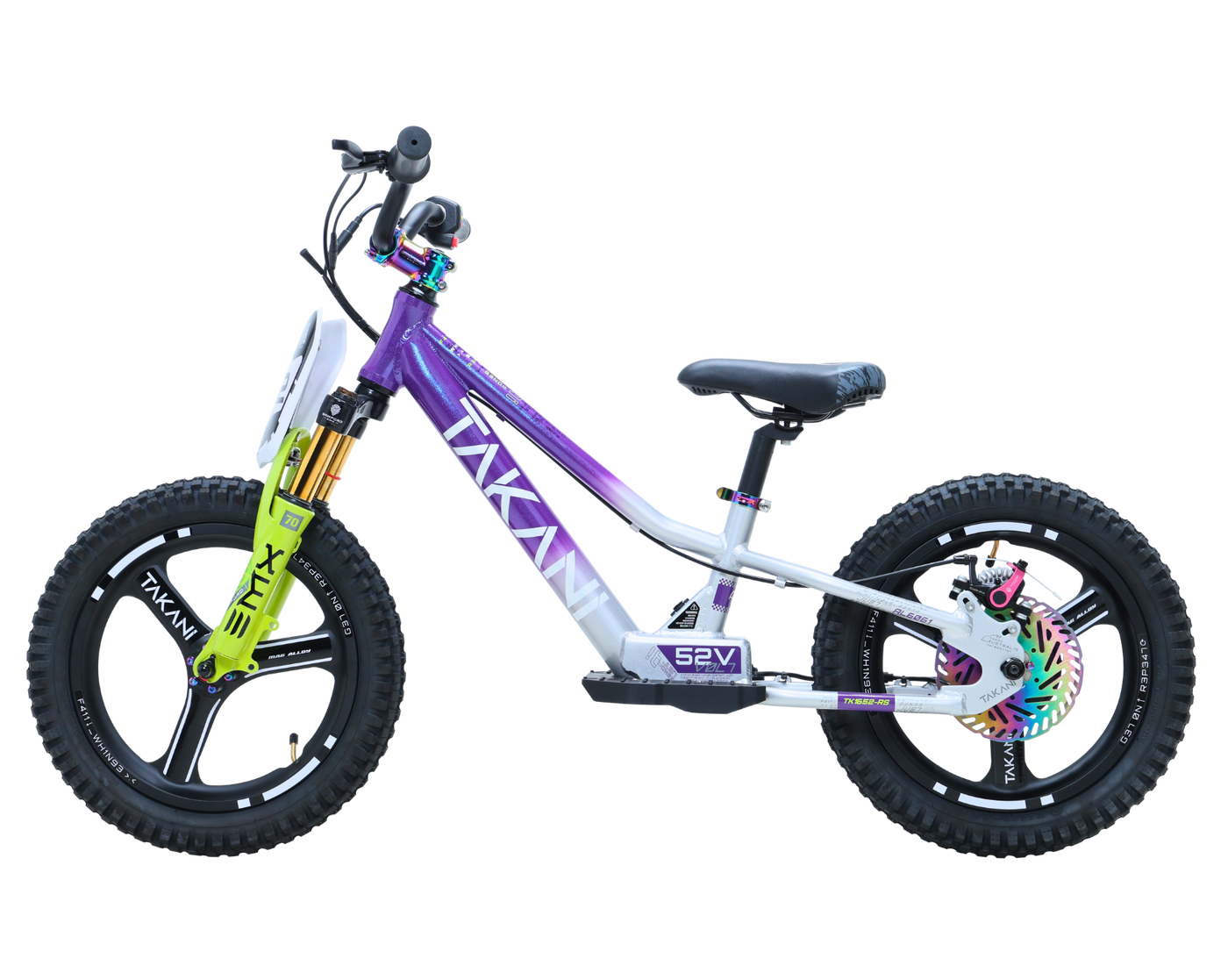 TAKANI electric balance bike 16'' 52V 350W kids 5yrs-10yrs purple