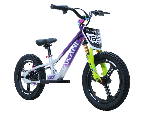 TAKANI electric balance bike 16'' 52V 350W kids 5yrs-10yrs purple