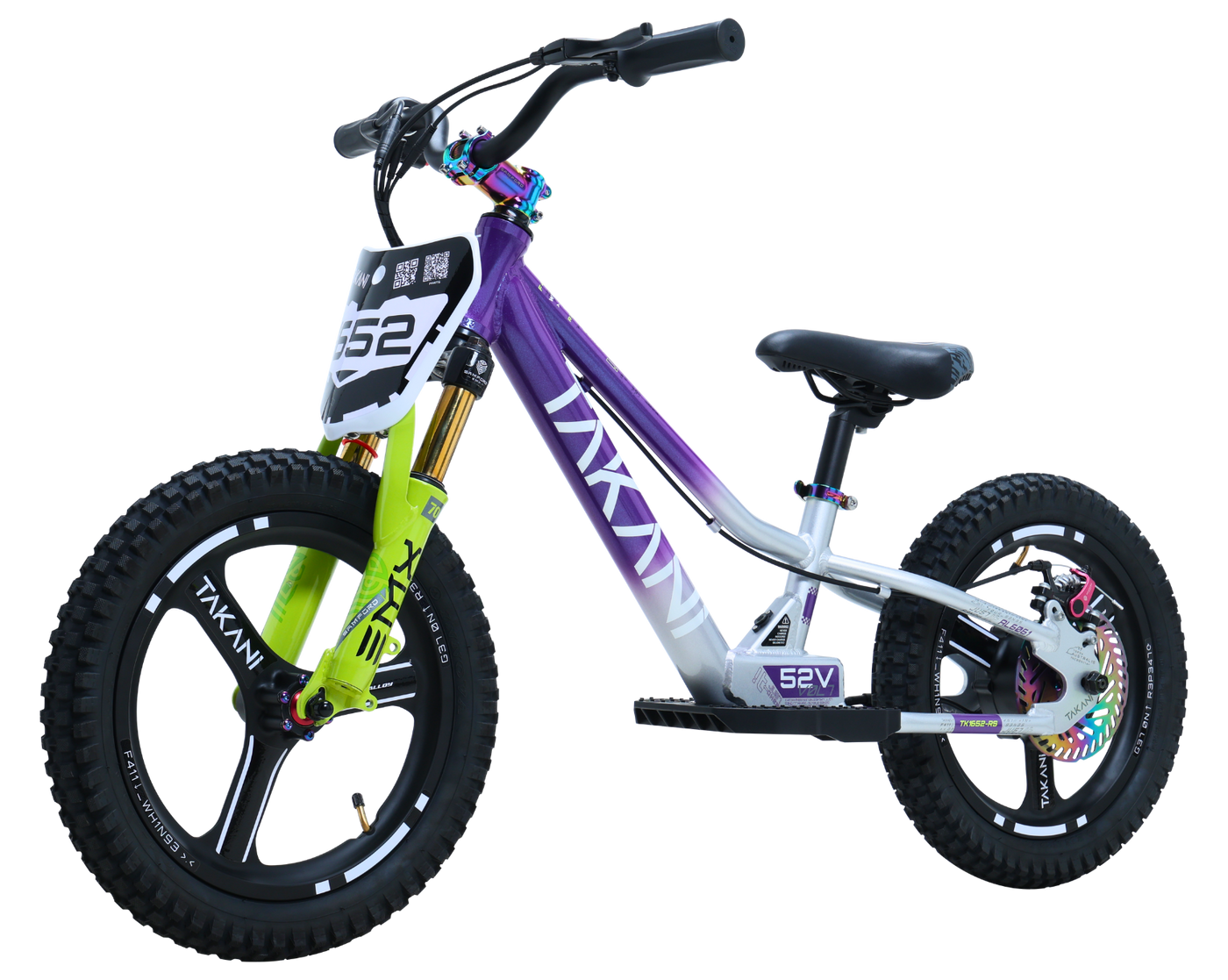 TAKANI electric balance bike 16'' 52V 350W kids 5yrs-10yrs purple