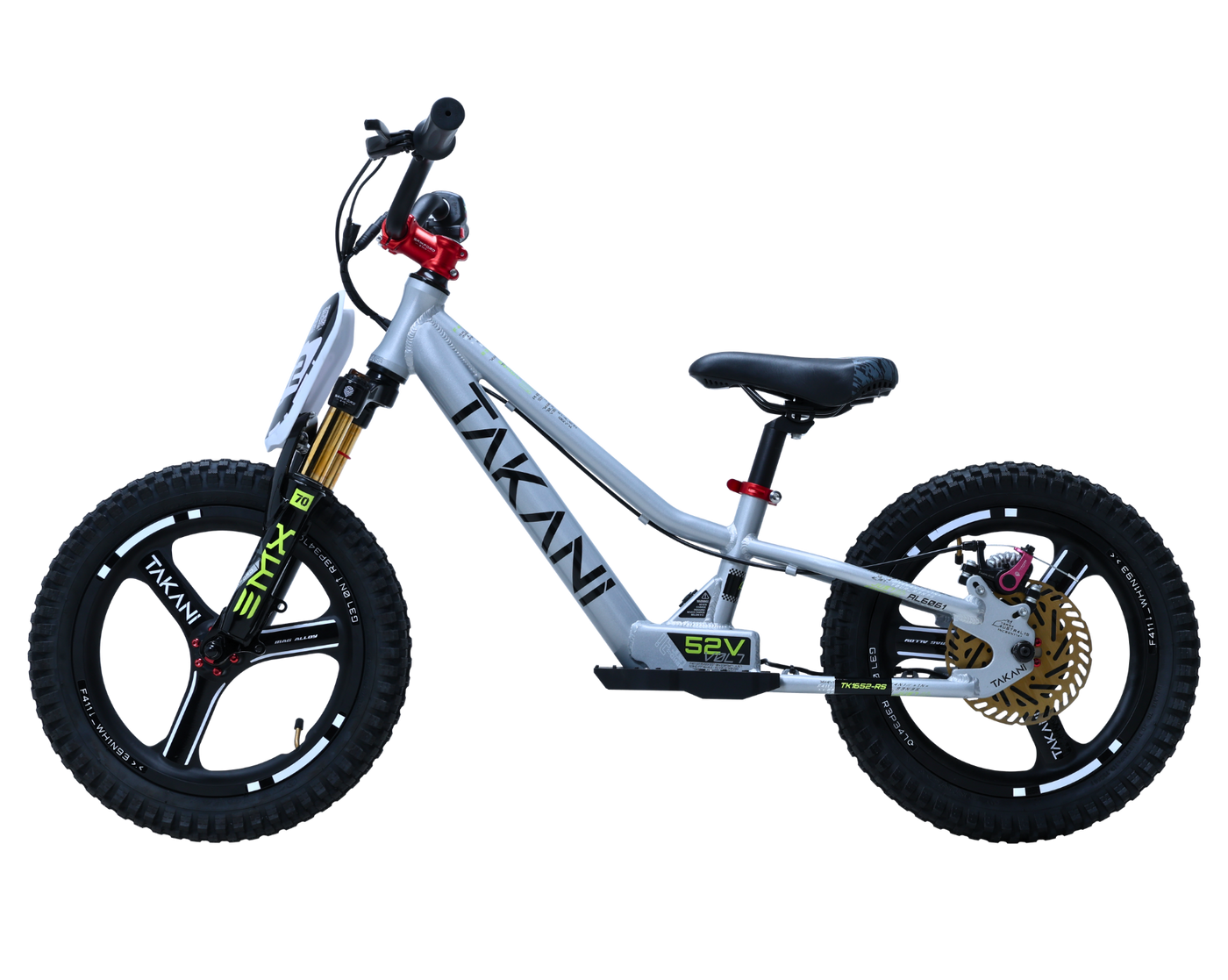 350W TAKANI  Electric Balance Bike 16'' - TK1652-RS Pearl Grey