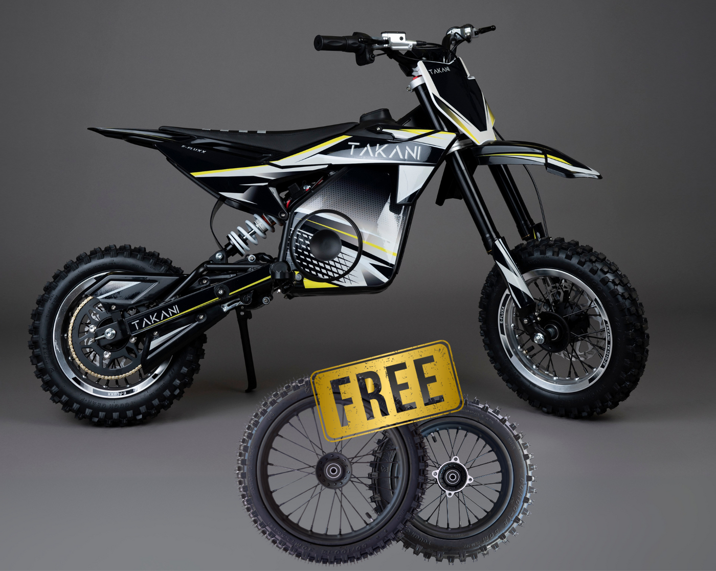 Dirt Bike Bundle-  TK1010-20 (seat height 620mm) + Bigger Wheel Set