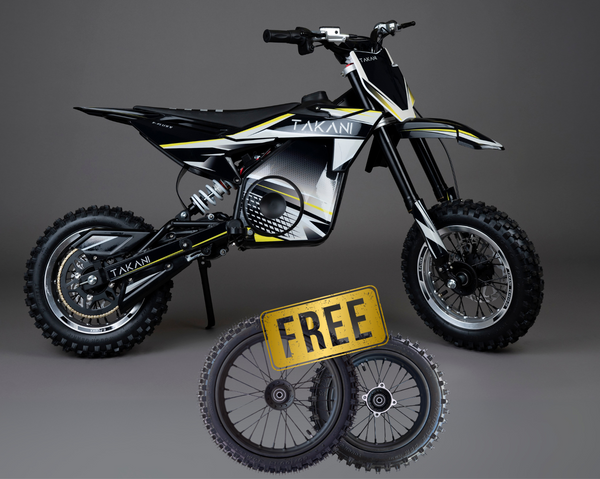 Dirt Bike Bundle-  TK1010-20 (seat height 620mm) + Bigger Wheel Set