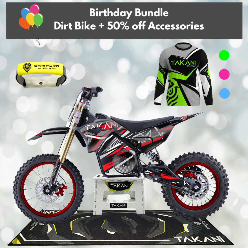 Electric Dirt Bike Bundle - Bike + 50% Off Accessories