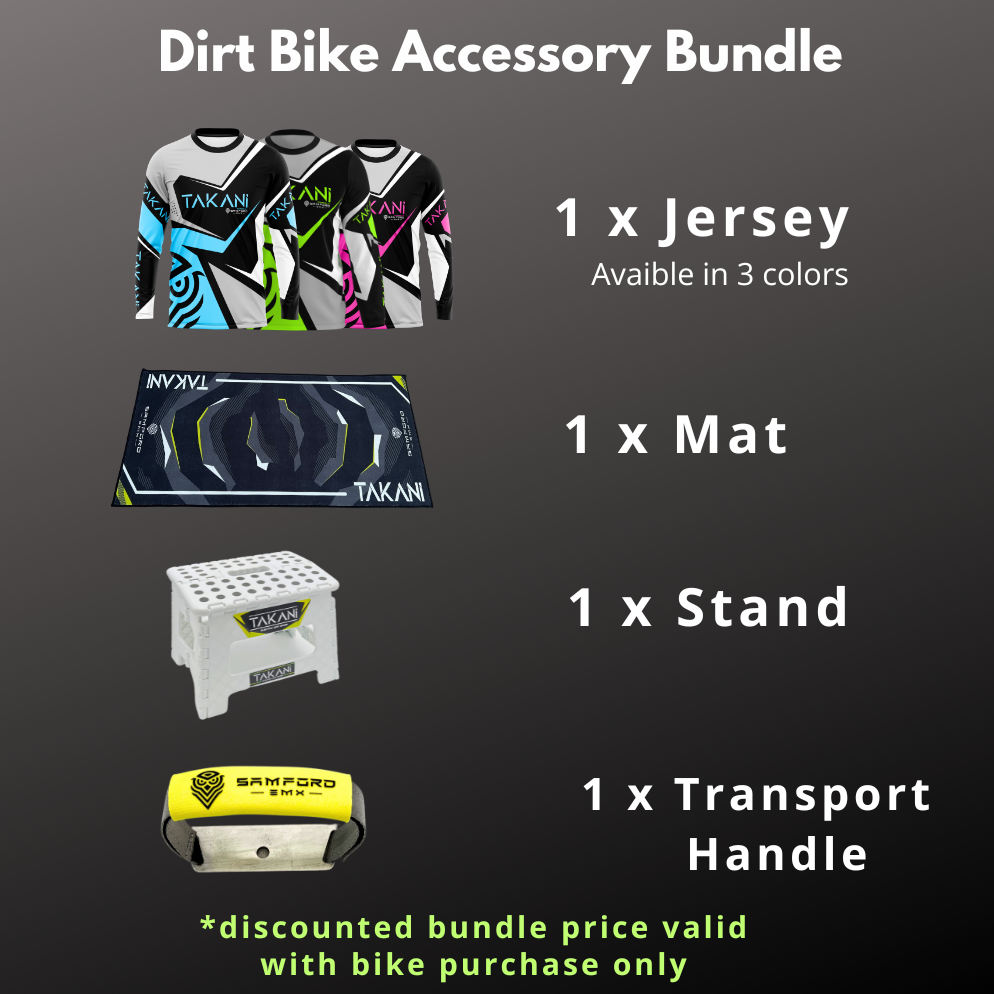 Electric Dirt Bike Bundle - Bike + 50% Off Accessories